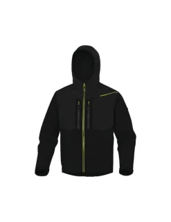 DELTA PLUS - Veste softshell horten2 noir/jaune taille xxxl - delta plus