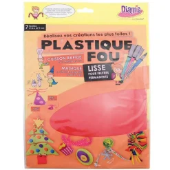 DIAM'S - Plastique fou - 7 feuilles colorées