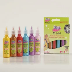 DIAM'S - Set 6 couleurs nacrées diam's 3d mini - total fashion