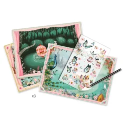DJECO - Activité 'Cartes à gratter' - Au pays des fées