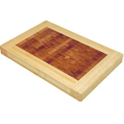 Dm creation billot de table bicolore bambou 46x31cm - 00038
