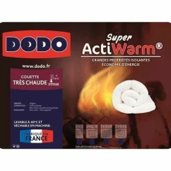 DODO - Couette blanche tres chaude super actiwarm 220 x 240 cm