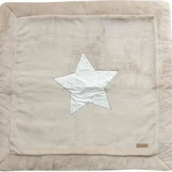 DOMIVA - Tapis de parc en microfibre - galet - 100 x 100 cm