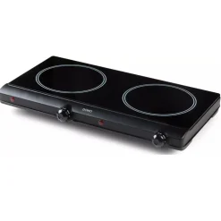 Domo réchaud vitroceramique 2 feux 2500w - do339kp