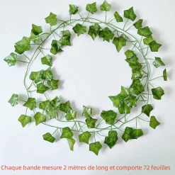 DOWNYPAWS - Branches de plantes artificielles, fleurs artificielles, vignes, plantes grimpantes 12 pièces