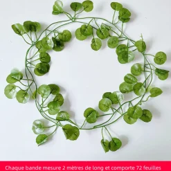 DOWNYPAWS - Branches de plantes artificielles, fleurs artificielles, vignes, 12 morceaux de feuilles de bégonia