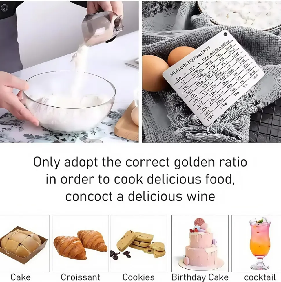 DOWNYPAWS - Ensemble de 2 cuillères à mesurer réglables en plastique - nouvelle tendance gadgets de cuisine à succès de la boutique en ligne