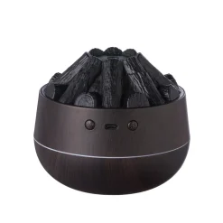 DOWNYPAWS - Humidificateur - diffuseur d'arômes à charbon de feu simulé (300ml, 2.3w)