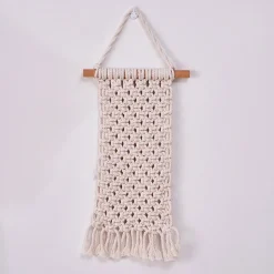 DOWNYPAWS - Tapis mural en coton pour rangement de bijoux (35*20 cm) style boheme