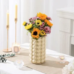 DOWNYPAWS - Vase décoratif boho bubble beige