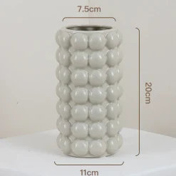 DOWNYPAWS - Vase décoratif boho bubble beige