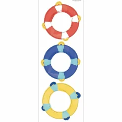 DRAEGER - Sticker mural - bouée, ancre marine et boussole