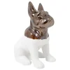 DRIMMER - Statuette chien bouledogue en céramique zoya