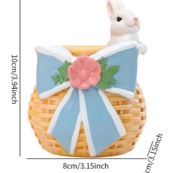 DTOPBUYAGE - Pot de fleurs en résine boucle design