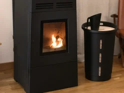 EDA - Coffre à granulés pour 25 kg de pellets jura montania - ø 39,7 x 60,5 cm