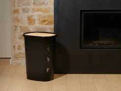 EDA - Coffre à granulés xl pour 45 kg de pellets jura montania - 49,5 x 37,9 x 66,4 cm