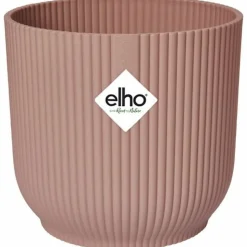 ELHO - Pot de fleurs rond vibes - plastique - ø 25 - rose poudré