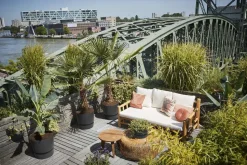 ELHO - Pot rond Greenville en polypropylène noir - D.25 cm