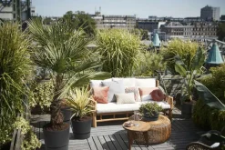 ELHO - Pot rond Greenville en polypropylène noir - D.25 cm