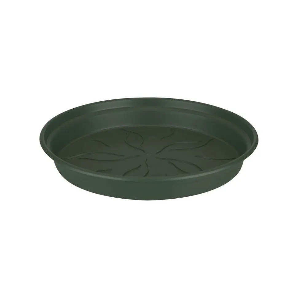 ELHO - Soucoupe Green Basics ronde en plastique vert - D.34 cm