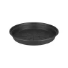 ELHO - Soucoupe Green Basics ronde en plastique noir - D.33,6 cm