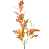 EMERALD - Branche artificielle de chêne, coloris orange - H.100cm