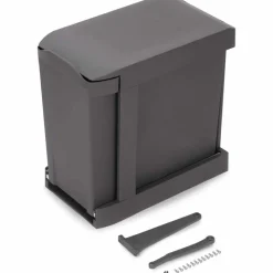 EMUCA - Poubelle fixation inférieure et extraction automatique 30 l