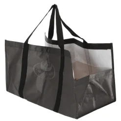ESSCHERT DESIGN - Sac à buches, coloris noir - 55x28xH.30cm