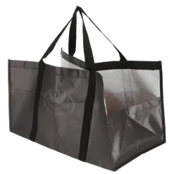 ESSCHERT DESIGN - Sac à buches, coloris noir - 55x28xH.30cm