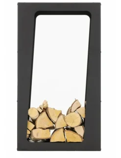 FARM COOK - Range bûches casa en acier noir 51,5 x23,5 x90,5 cm