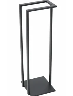 FARM COOK - Range bûches dine en acier noir-40x25x120 cm-40 --