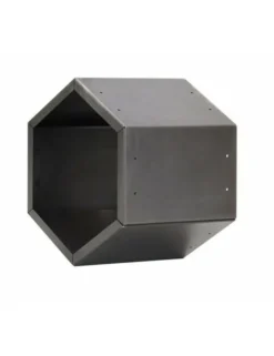 FARM COOK - Range bûches hexagonal modulable harena en acier noir