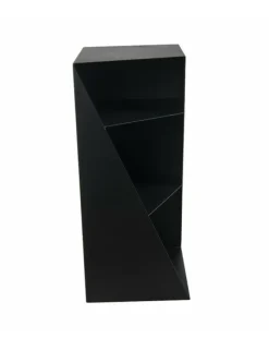 FARM COOK - Range bûches rectangulaire jey en acier noir 45x30x80 cm