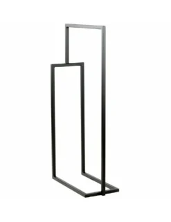 FARM COOK - Range bûches soa en acier noir-50x20x120 cm-50 --