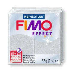 FIMO - Pâte Fimo Effect, 57g - Métal argenté