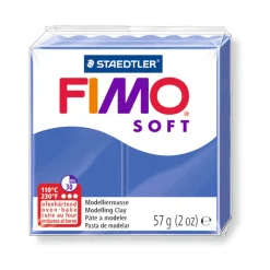 FIMO - Pâte Fimo Soft, 57 g - Bleu brillant
