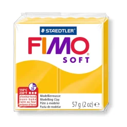FIMO - Pâte Fimo Soft, 57 g - Jaune soleil