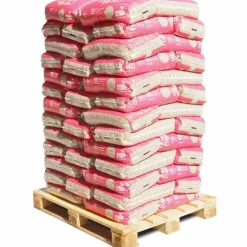 FIREFLIES - Wood pellets - granulés de bois 6mm - 65 sacs de 15kg (975kg) - haute qualité et performance - combustion propre, écologique,