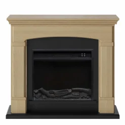 FUEGO - Cheminee murale 1500w caminetto fuego monica oak