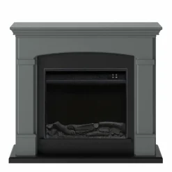 FUEGO - Cheminee murale 1500w fuego monica antracita