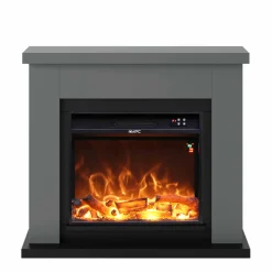 FUEGO - Cheminee murale 1500w fuego paolo antracita