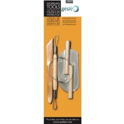 GÉDÉO - Set de 4 outils de modelage, pour sculpter la terre
