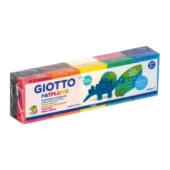 GIOTTO - Ensemble de pains de pâte à modeler Giotto Patplume 50g x 10 pcs