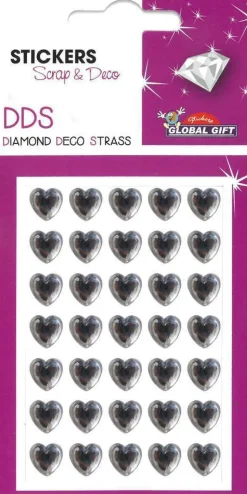 GLOBAL GIFT - Stickers Diamond Deco Strass 8 x 12 cm - Différents thèmes possibles