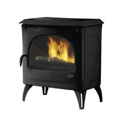 GODIN - 388113000053-poêle à bois courances 7kw étanche peint anthracite godin - 388113anth