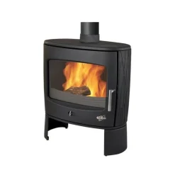 GODIN - Poêle à bois fonte-eclipse-8 kw-peint anthracite godin - 388118