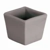 GOICOECHEA - Carré Lisse en terre cuite grise L. 12 x l. 12cm