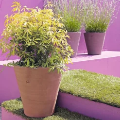 GOICOECHEA - Cuvier Contemporain en terre cuite Ø 29 x H. 29cm