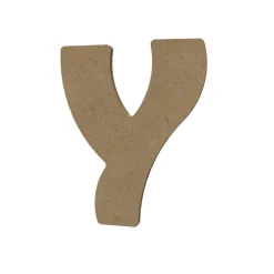 GOMILLE - Forme en médium - Lettre majuscule "Y" (15x12cm)