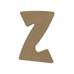 GOMILLE - Forme en médium - Lettre majuscule "Z" (15x11cm)